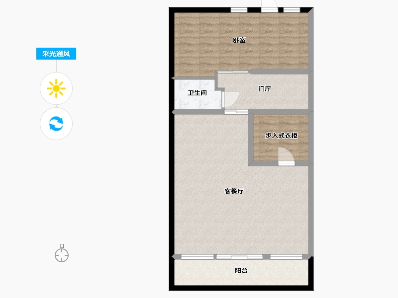 浙江省-宁波市-大爱书院小镇-80.79-户型库-采光通风