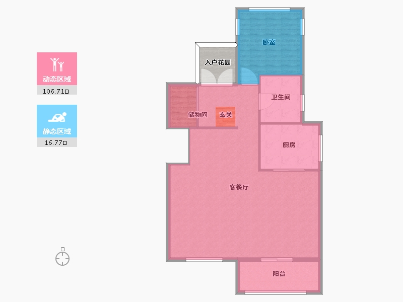 浙江省-宁波市-万年卡美丽亚-120.00-户型库-动静分区