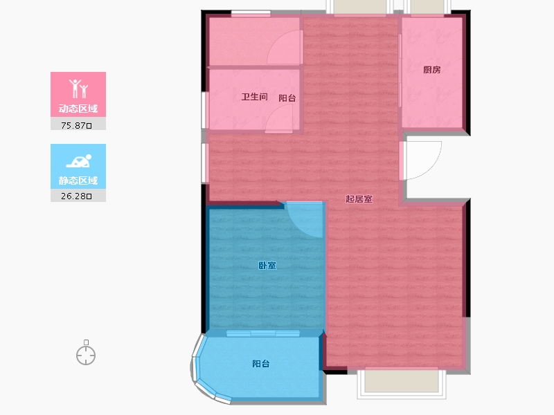 福建省-福州市-禹洲·天悦湾三期-94.11-户型库-动静分区