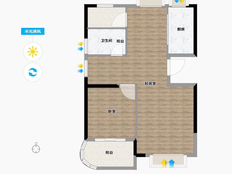 福建省-福州市-禹洲·天悦湾三期-94.11-户型库-采光通风