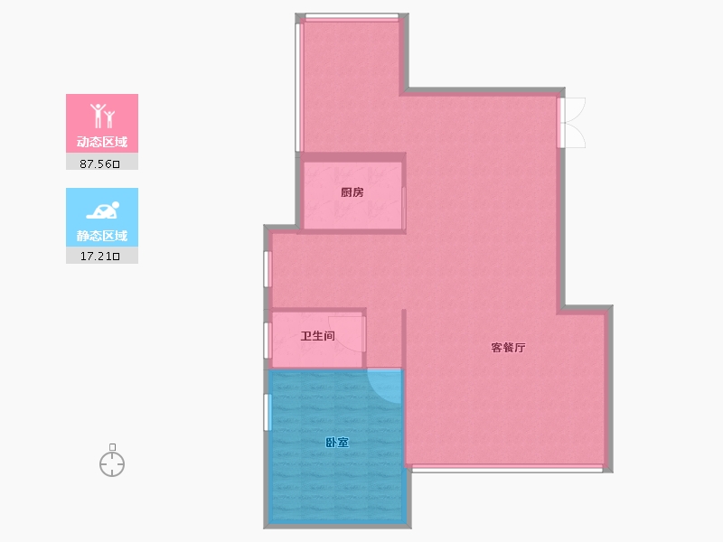 福建省-福州市-溪山温泉·尚品墅-97.00-户型库-动静分区