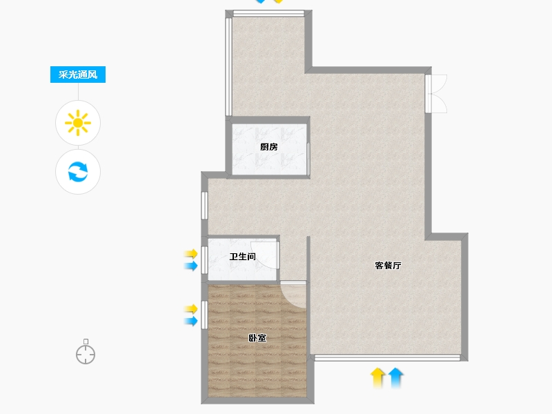 福建省-福州市-溪山温泉·尚品墅-97.00-户型库-采光通风