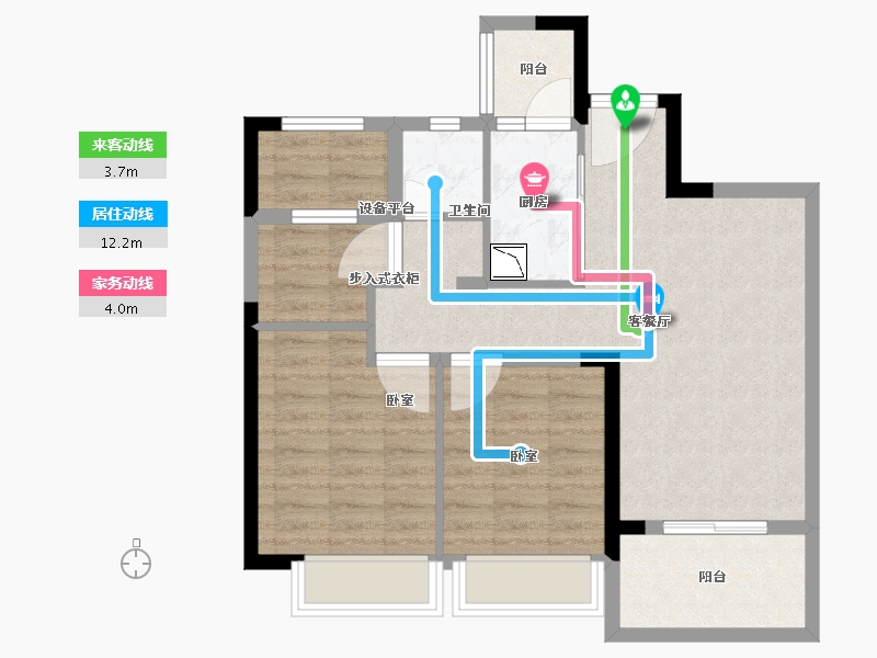 浙江省-湖州市-中建投悦湖名城-71.01-户型库-动静线