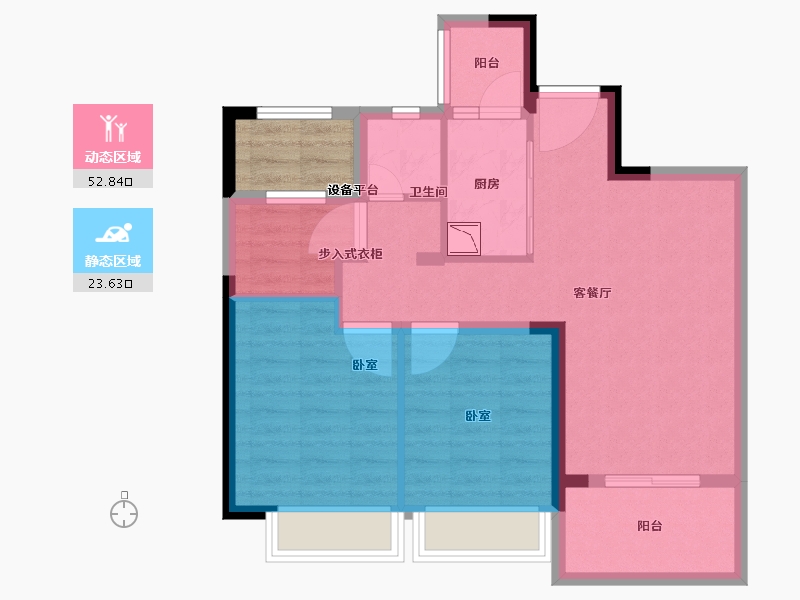 浙江省-湖州市-中建投悦湖名城-71.01-户型库-动静分区