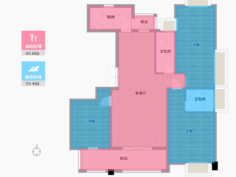 江西省-九江市-富润城-99.23-户型库-动静分区