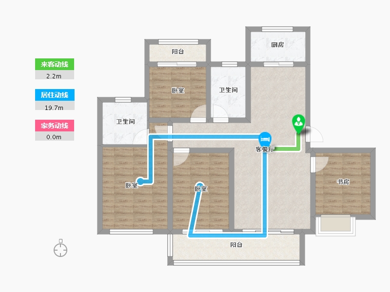 江西省-上饶市-翼天·十里风荷-102.00-户型库-动静线