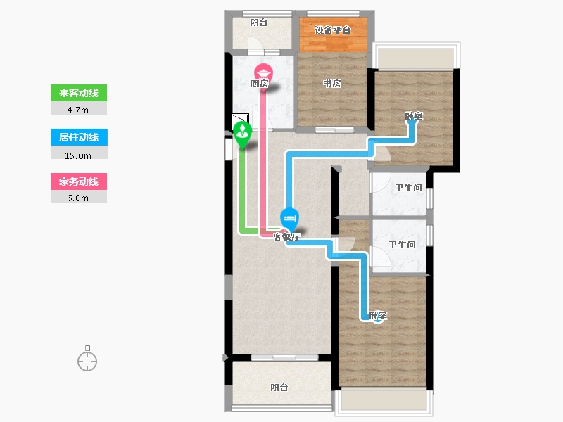 浙江省-湖州市-中建投悦湖名城-93.19-户型库-动静线