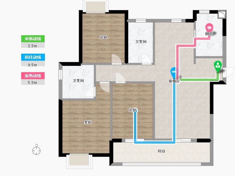 江西省-南昌市-富力银禧悦城-98.00-户型库-动静线