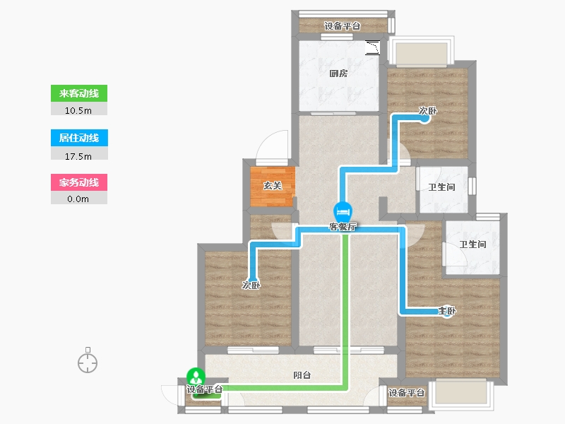 江苏省-常州市-新城和昱-88.06-户型库-动静线