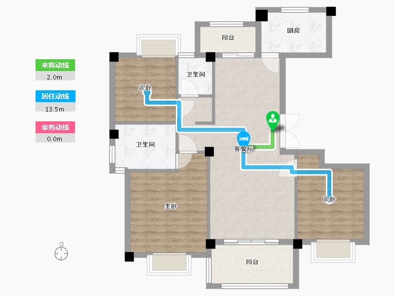 江西省-九江市-滨江学府-93.58-户型库-动静线