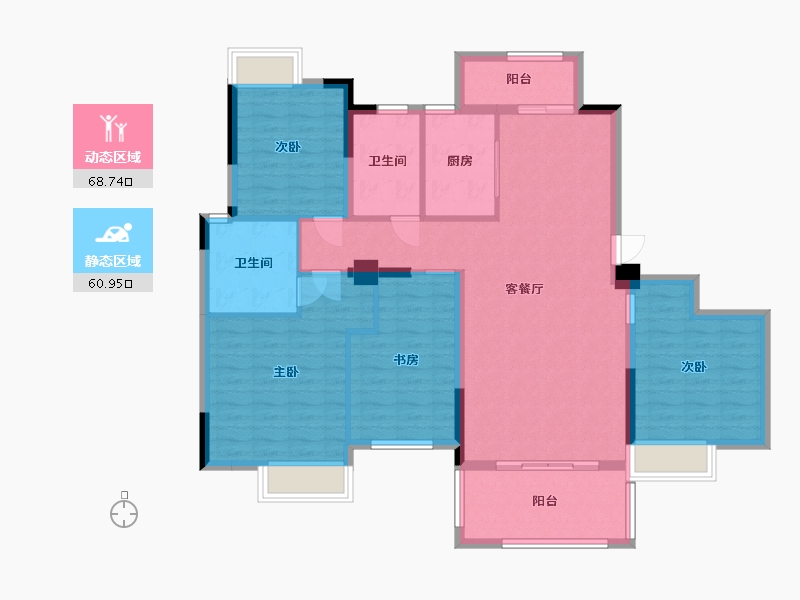 江西省-九江市-九江中联城-116.81-户型库-动静分区