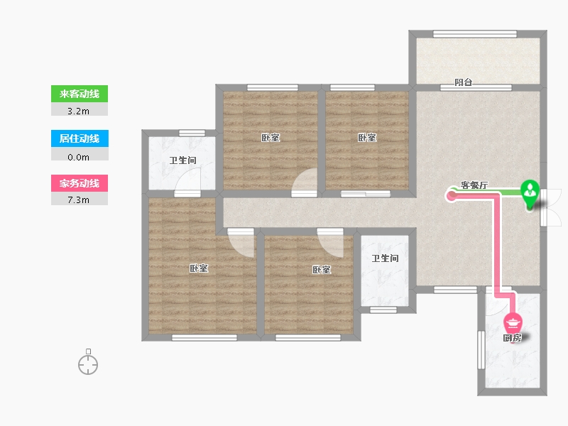 广西壮族自治区-玉林市-盛世翰林杏林居-114.00-户型库-动静线