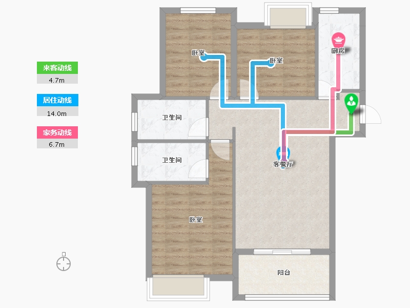 福建省-福州市-马尾正荣财富中心-82.01-户型库-动静线