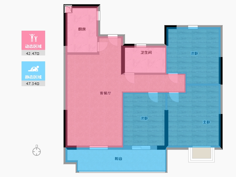 江西省-南昌市-富力银禧悦城-81.00-户型库-动静分区