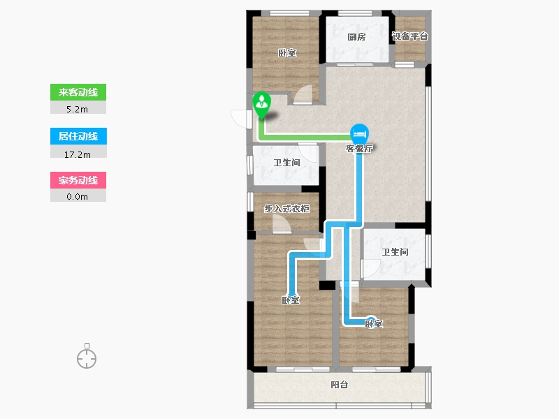 浙江省-金华市-义乌壹号院-102.16-户型库-动静线