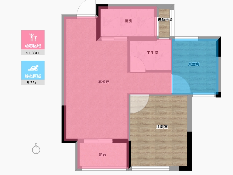 福建省-龙岩市-紫金山体育公园-59.00-户型库-动静分区