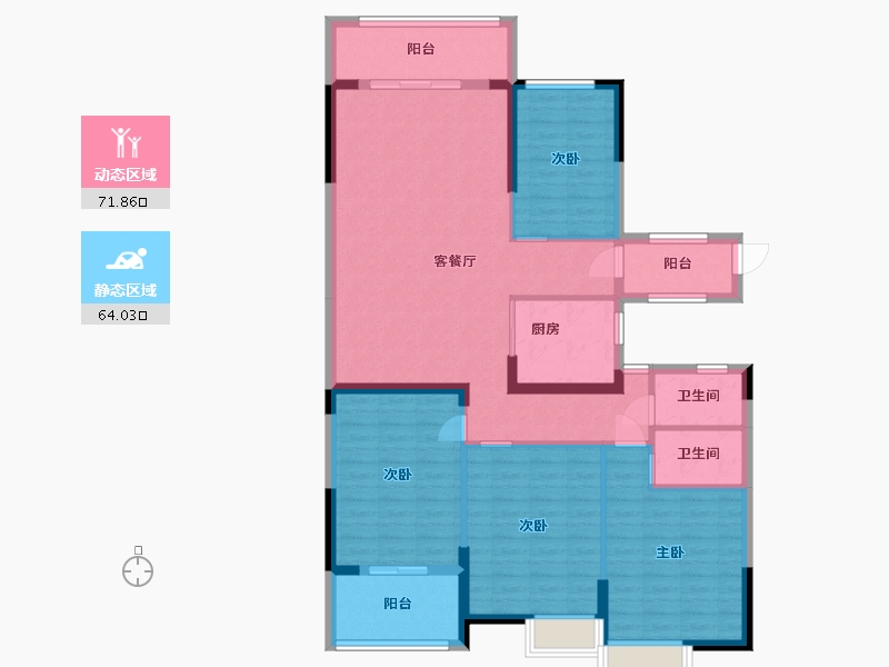 江西省-九江市-悦江府-122.40-户型库-动静分区