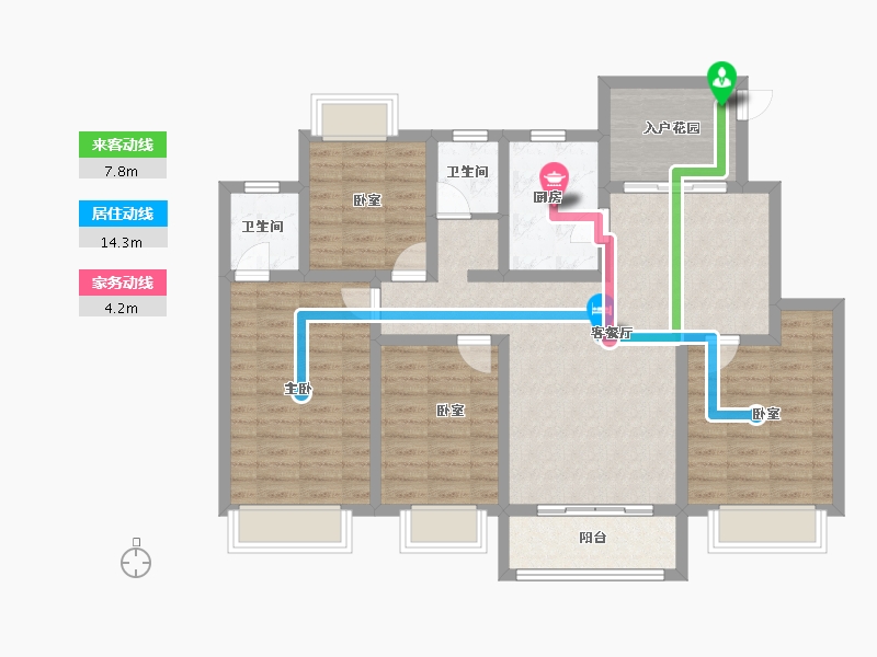 江西省-上饶市-博园湾-106.01-户型库-动静线