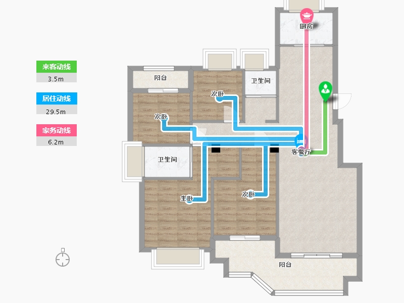 福建省-福州市-东城壹品-102.24-户型库-动静线