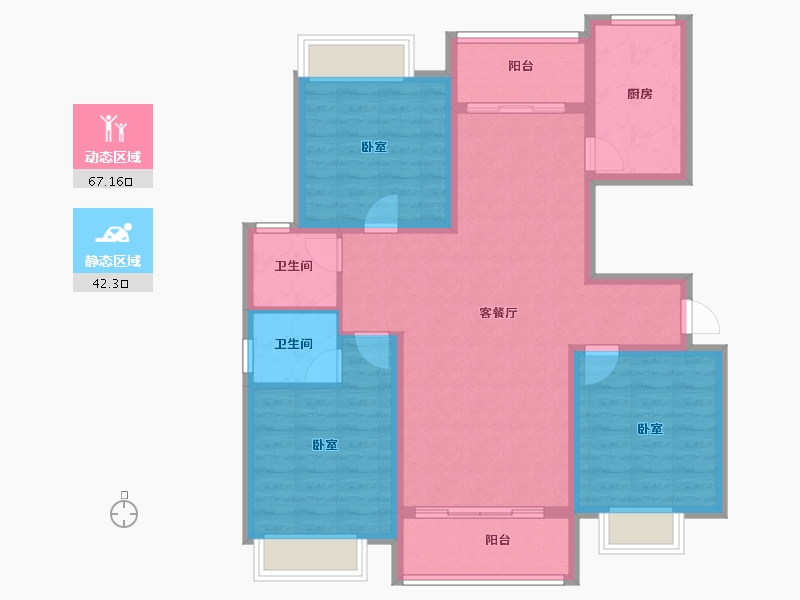 江西省-上饶市-博园湾-98.01-户型库-动静分区