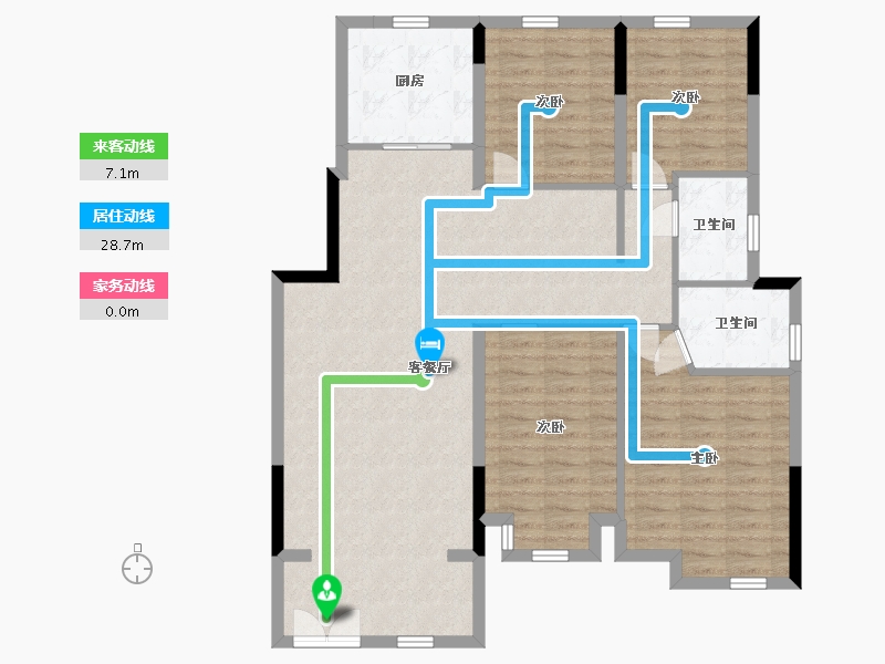 江西省-南昌市-力高澜湖御景-110.00-户型库-动静线