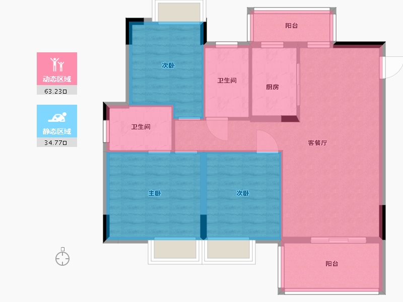 江西省-九江市-中建投优品尚城-88.35-户型库-动静分区