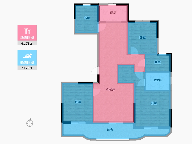 浙江省-嘉兴市-金昌香湖印-102.49-户型库-动静分区