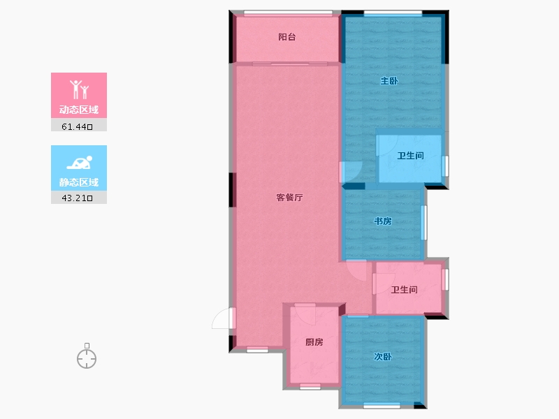 江西省-九江市-茂丰半山溪谷-94.00-户型库-动静分区