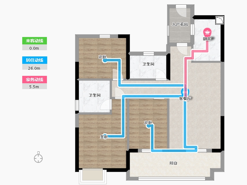 江西省-南昌市-富力银禧悦城-88.00-户型库-动静线