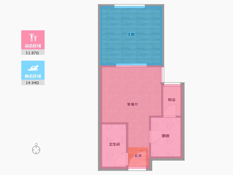 安徽省-阜阳市-华纺·新天地-42.00-户型库-动静分区