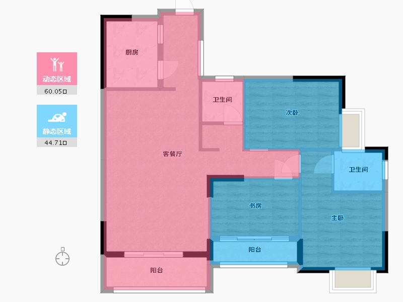 江西省-九江市-新城国际-94.48-户型库-动静分区