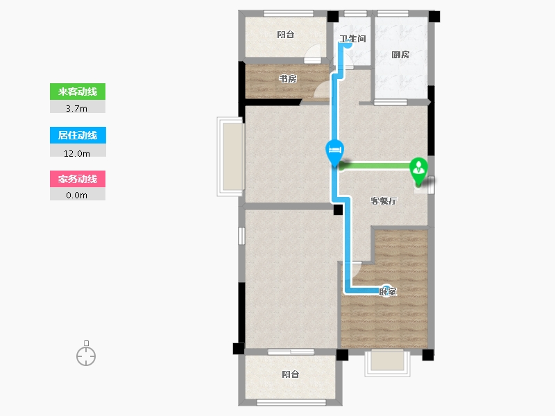 福建省-福州市-正荣悦澜山-92.00-户型库-动静线