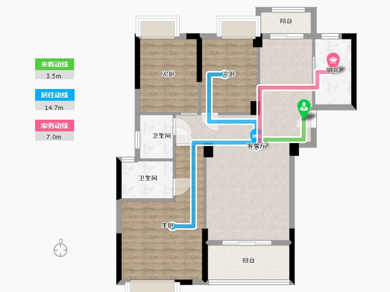 江西省-九江市-正盛瀚江府-96.49-户型库-动静线