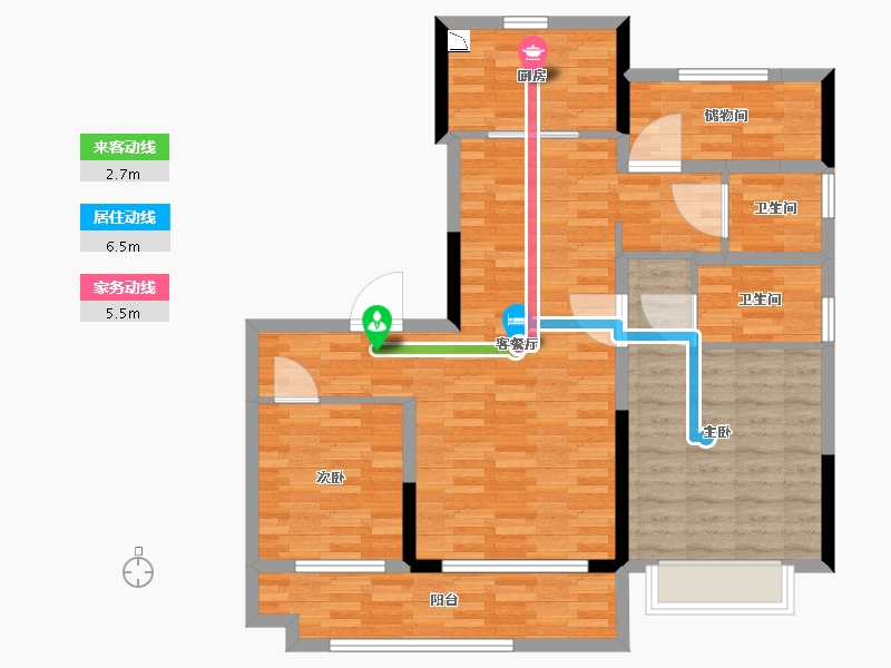 江苏省-南通市-碧桂园十里江山-94.01-户型库-动静线