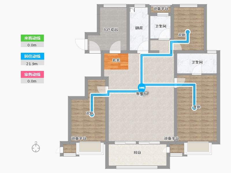 江苏省-常州市-新城和昱-113.74-户型库-动静线