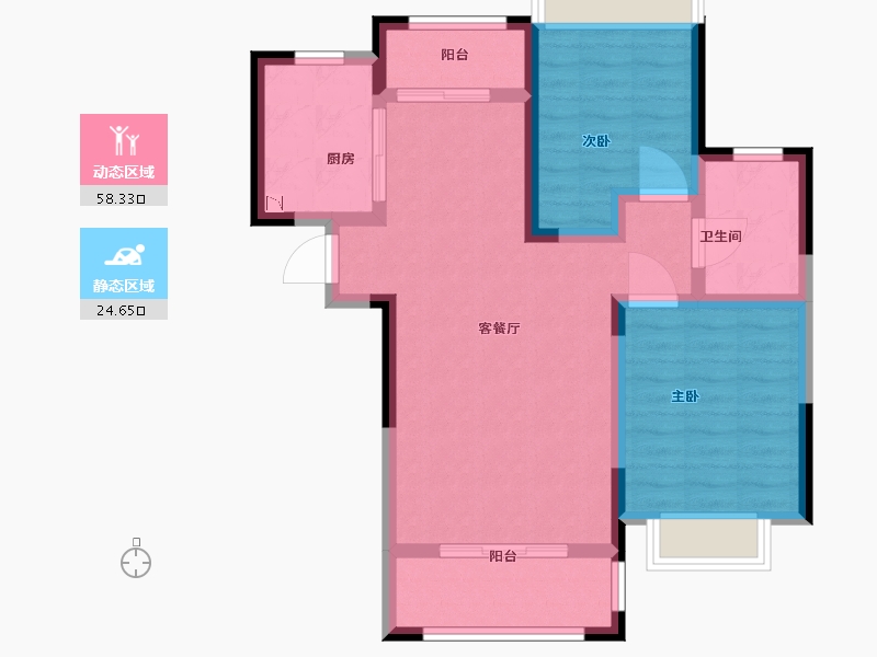 福建省-南平市-御景峰-73.53-户型库-动静分区