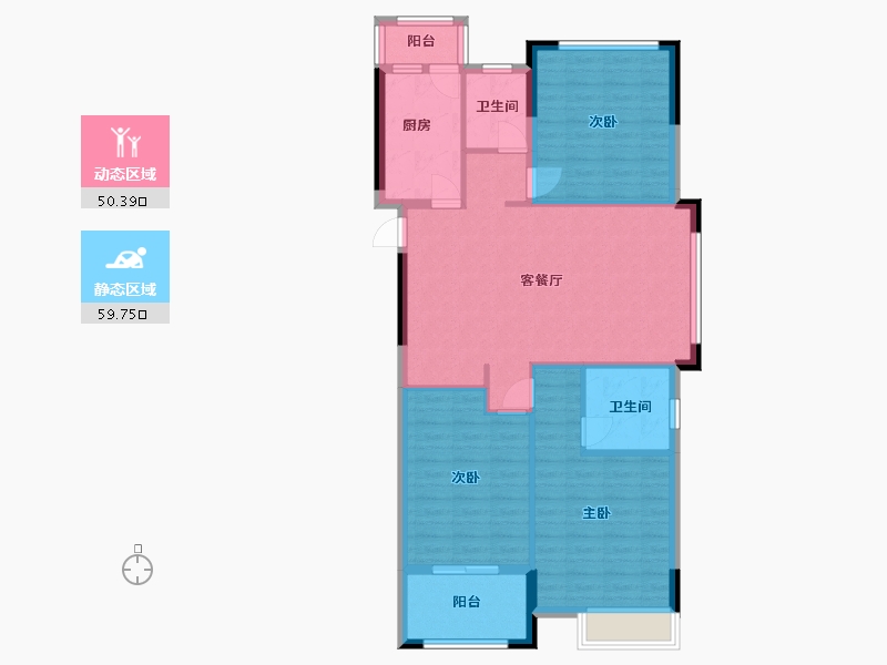 江西省-九江市-江州华府-100.00-户型库-动静分区