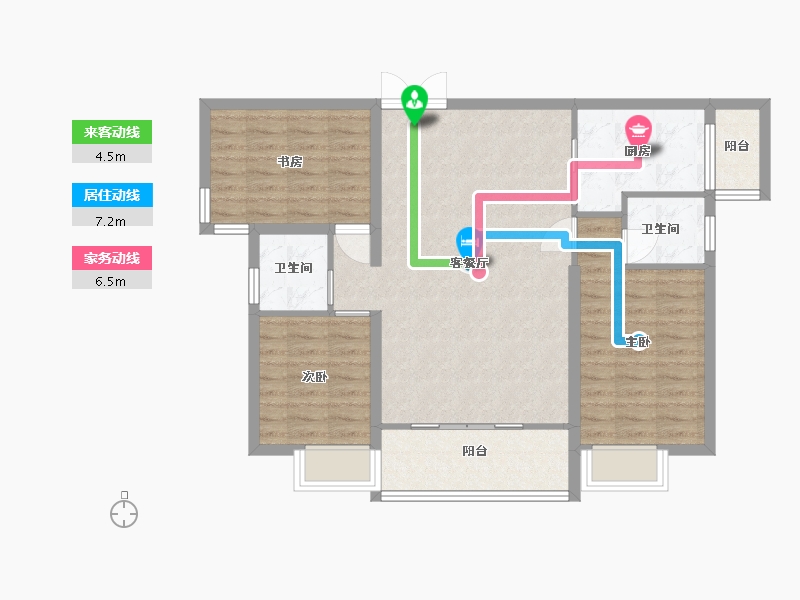 江西省-九江市-鼎盛凤凰城-89.00-户型库-动静线