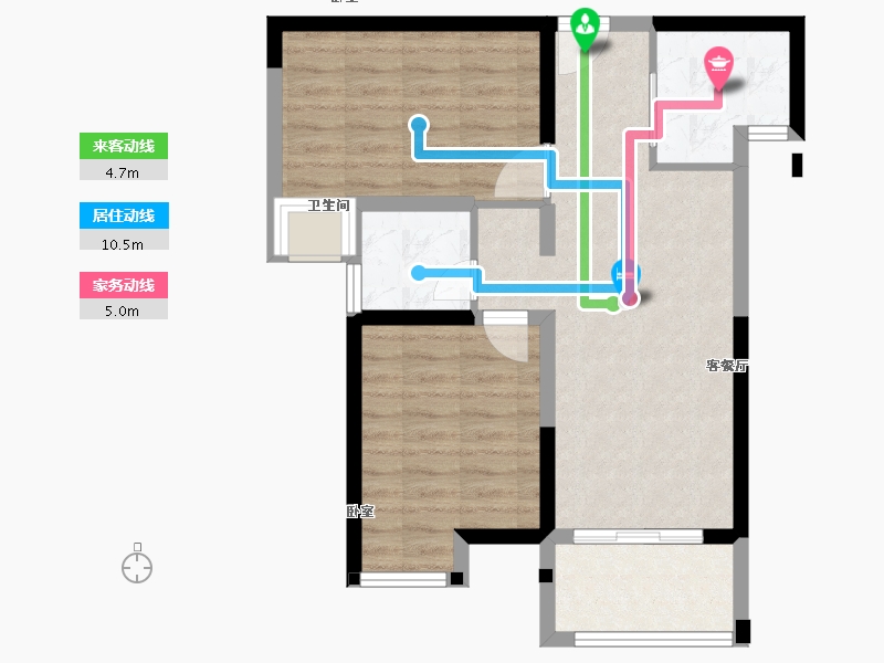 福建省-龙岩市-建发津湖印-62.00-户型库-动静线