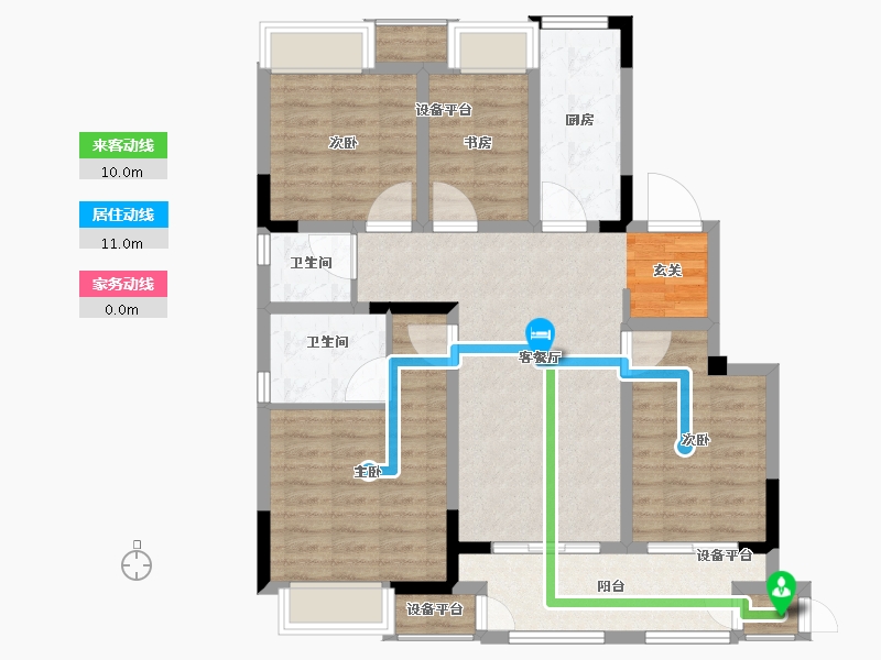 江苏省-常州市-新城和昱-97.99-户型库-动静线