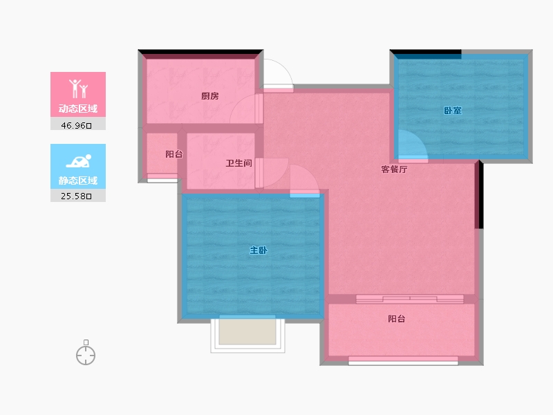 江西省-抚州市-颐景广场-64.00-户型库-动静分区