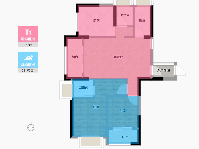 福建省-福州市-群升江山城-55.18-户型库-动静分区