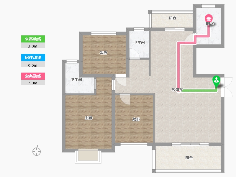 江西省-九江市-和兴首府-100.80-户型库-动静线