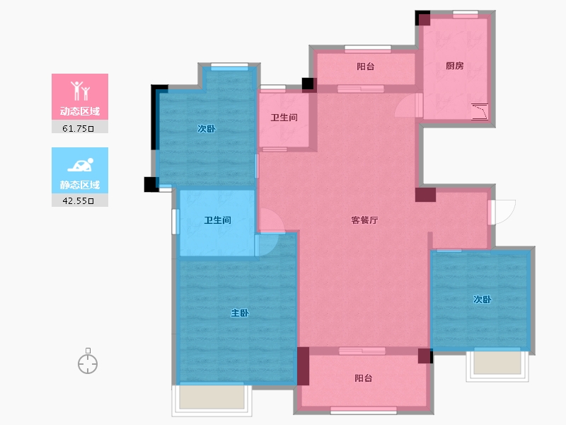 江西省-九江市-水墨江南-93.16-户型库-动静分区