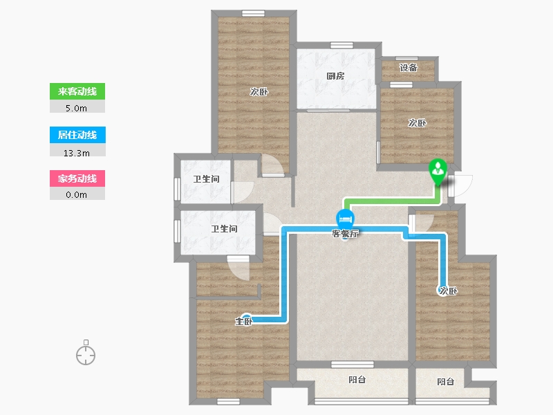 江西省-南昌市-联发公园前-117.00-户型库-动静线