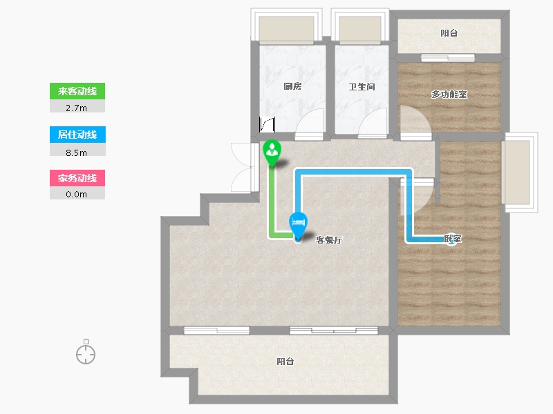 安徽省-合肥市-文一蜀溪湾-78.00-户型库-动静线