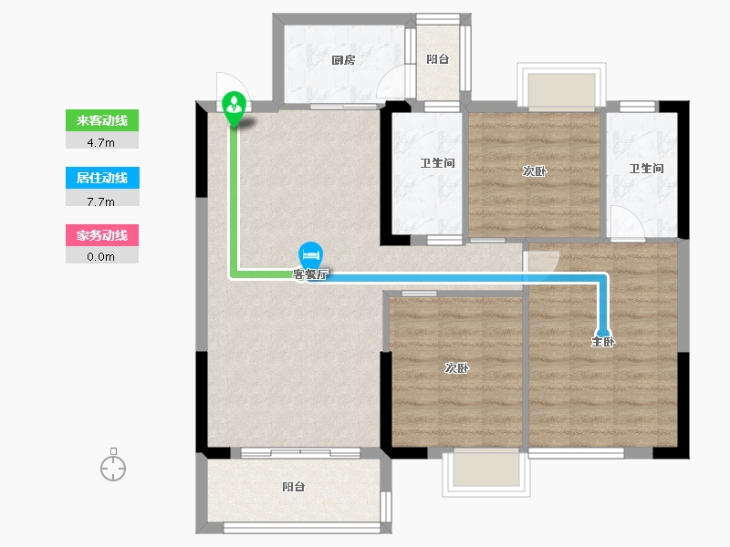 江西省-九江市-俊怡·庐山御府-88.01-户型库-动静线