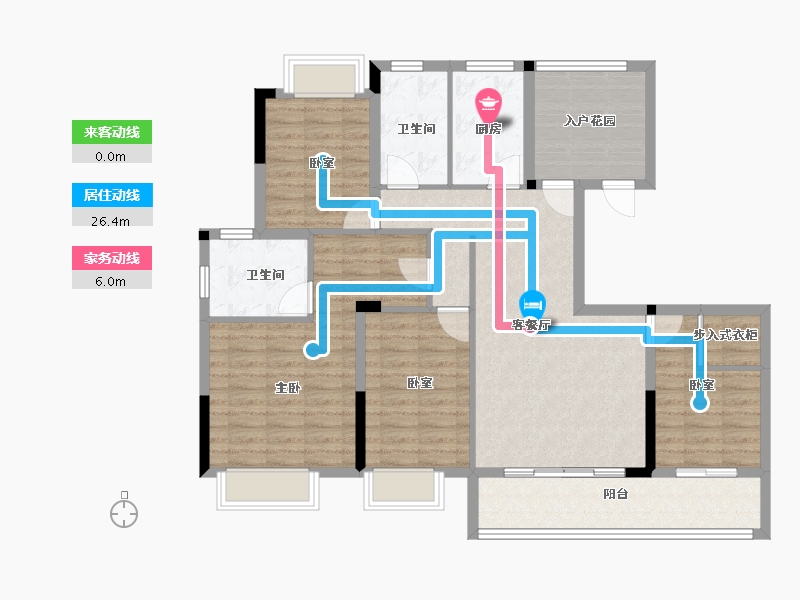 江西省-上饶市-德信·碧桂园·君宸府-112.00-户型库-动静线