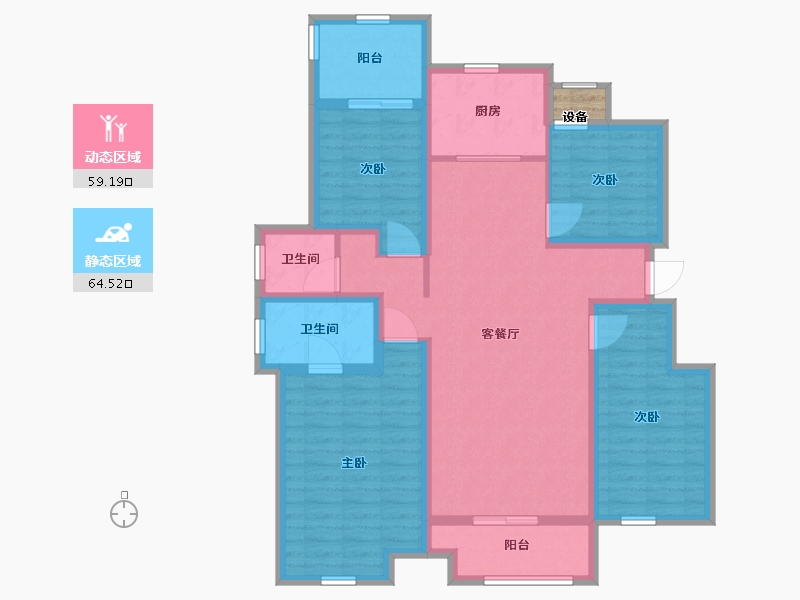 江西省-南昌市-联发公园前-111.01-户型库-动静分区