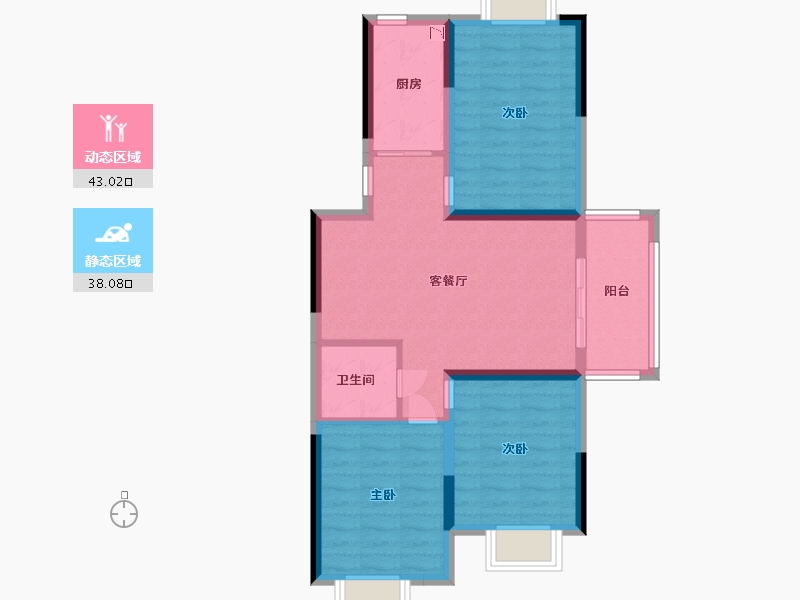 江西省-南昌市-上峰景城-72.01-户型库-动静分区